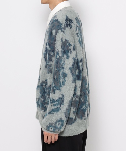 HARE（ハレ）の「シャギーニットガラカーディガン(HARE)（カーディガン/ボレロ・メンズ・ブラック/ブラック系その他/グレー系その他/ブルー系その他・SMALL/MEDIUM）」の17枚目の写真