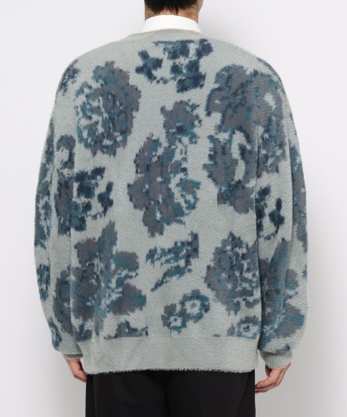 HARE（ハレ）の「シャギーニットガラカーディガン(HARE)（カーディガン/ボレロ・メンズ・ブラック/ブラック系その他/グレー系その他/ブルー系その他・SMALL/MEDIUM）」の18枚目の写真