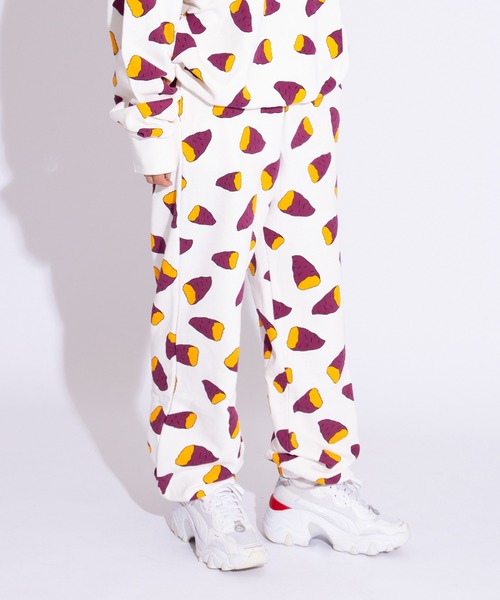 PUNYUS(プニュズ)の「【新サイズ】フード総柄スウェットパンツ(IMO)(スウェットパンツ・レディース・パープル・1/2/3/4/5)」の22枚目の写真