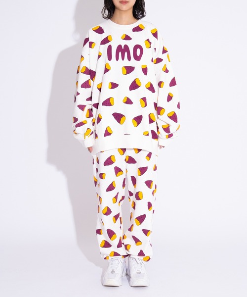 PUNYUS(プニュズ)の「【新サイズ】フード総柄スウェットパンツ(IMO)(スウェットパンツ・レディース・パープル・1/2/3/4/5)」の21枚目の写真