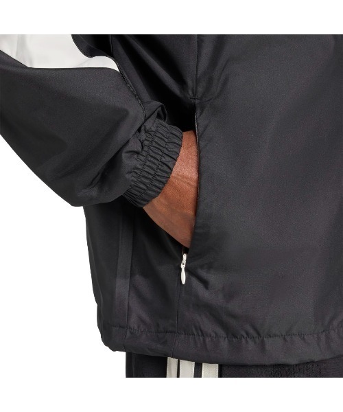 adidas(アディダス)の「アディダス adidas スタジアム トラックトップ(ジャージ・メンズ・ホワイト/ブラック・S/M/L/LL/3L)」の5枚目の写真