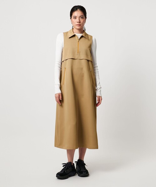 【未使用タグ付き】ユナイテッドアローズ タック ノースリーブ ワンピース 未使用タグ付き】ユナイテッドアローズ タック ノースリーブ