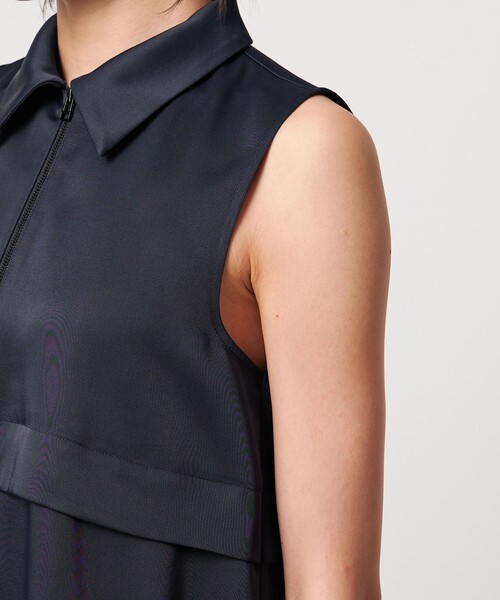 TO UNITED ARROWS(トゥーユナイテッドアローズ)の「<TO UNITED ARROWS>シャツカラー ノースリーブ ワンピース(ワンピース・レディース・ベージュ・FREE)」の12枚目の写真