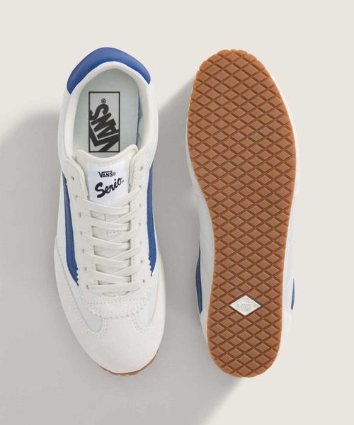 VANS(バンズ)の「スーパーロープロ / Super Lowpro MARSHMALLOW/TRUE BLUE/ VN000E89C321(スニーカー・メンズ・ホワイト×ブルー・4.5/5/5.5/6/6.5/7/7.5/8/8.5/9/9.5/10/10.5/11/4/11.5)」の4枚目の写真