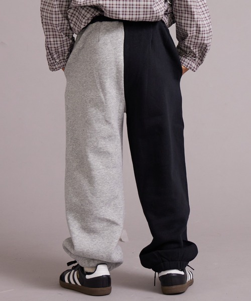 PAIRMANON STREET(ペアマノンストリート)の「裏起毛 スウェット ボリューム パンツ【PAIRMANON STREET】(スウェットパンツ・キッズ・グレー/ブラック系その他/ブラック/レッド/ブラウン/パープル・100/110/120/130/140/150/160/90)」の12枚目の写真
