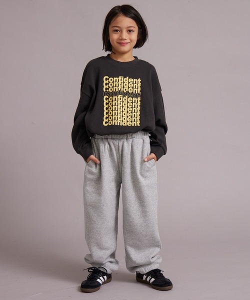 PAIRMANON STREET(ペアマノンストリート)の「裏起毛 スウェット ボリューム パンツ【PAIRMANON STREET】(スウェットパンツ・キッズ・グレー/ブラック系その他/ブラック/レッド/ブラウン/パープル・100/110/120/130/140/150/160/90)」の19枚目の写真