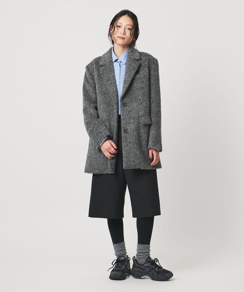 UNITED ARROWS(ユナイテッドアローズ)の「シャギー ジャケット(テーラードジャケット・レディース・ベージュ/ダークグレー・36/38)」の8枚目の写真