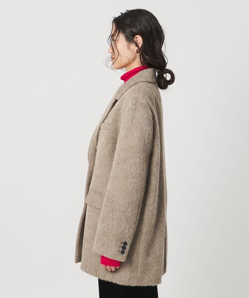 UNITED ARROWS(ユナイテッドアローズ)の「シャギー ジャケット(テーラードジャケット・レディース・ベージュ/ダークグレー・36/38)」の11枚目の写真