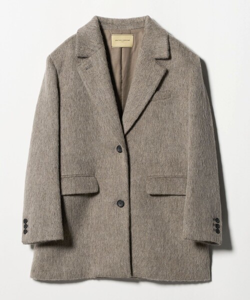 UNITED ARROWS(ユナイテッドアローズ)の「シャギー ジャケット(テーラードジャケット・レディース・ベージュ/ダークグレー・36/38)」の22枚目の写真