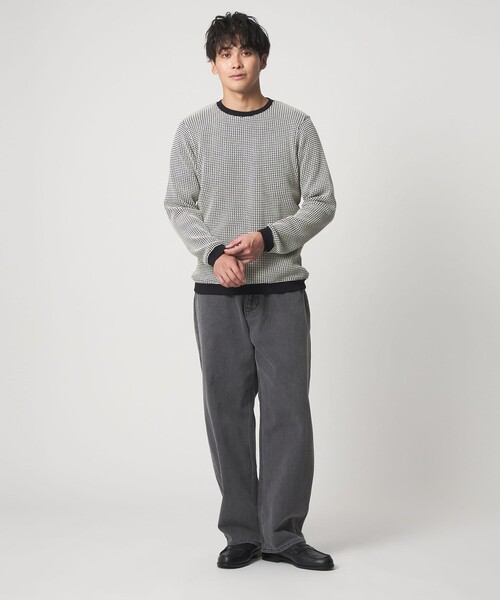 A DAY IN THE LIFE UNITED ARROWS(アデイインザライフユナイテッドアローズ)の「2トーン ワッフルカットソー<A DAY IN THE LIFE>(Tシャツ/カットソー・メンズ・ホワイト/ブラック/ネイビー・M/L)」の4枚目の写真