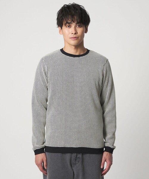 A DAY IN THE LIFE UNITED ARROWS(アデイインザライフユナイテッドアローズ)の「2トーン ワッフルカットソー<A DAY IN THE LIFE>(Tシャツ/カットソー・メンズ・ホワイト/ブラック/ネイビー・M/L)」の5枚目の写真