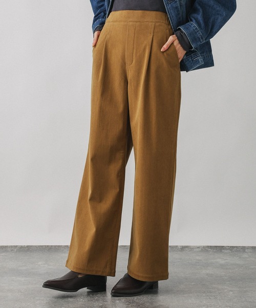 GLOBAL WORK(グローバルワーク)の「イージーケアコーデュロイストレートパンツ/575183(その他パンツ・レディース・ネイビー/グレー系その他/ブラウン系その他6/ブルー系その他6/ダークブラウン/ベージュ系その他3・MEDIUM/LARGE/SMALL)」の10枚目の写真