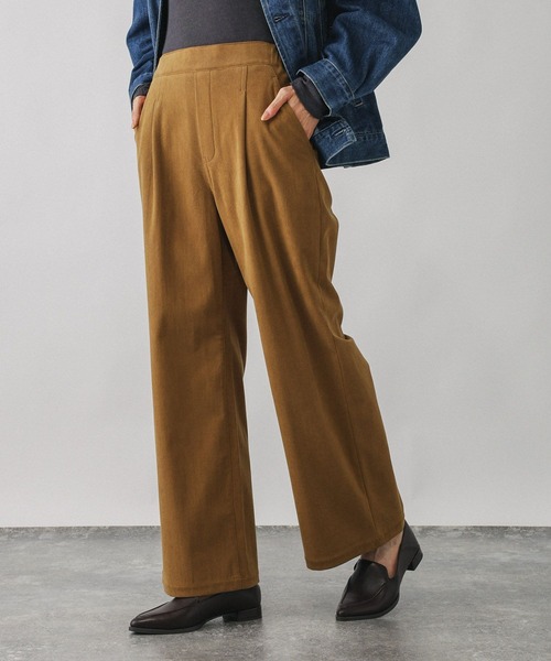 ブラウン コーデュロイ ストレートパンツ STUSSY(ステューシー) 90's