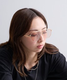 NOEYEDIA（ノーアイディア）の「【NOEYEDIA】ダブルブリッジフレーム サングラス/メガネ NE-470（サングラス）」