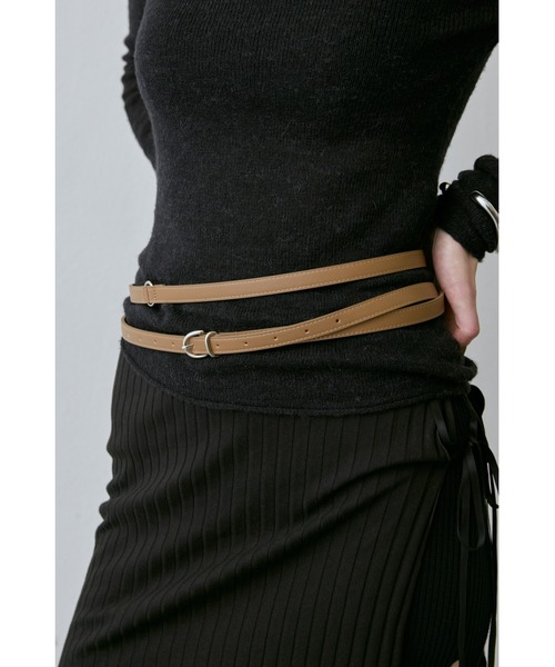 ANN DEMEULMEESTER レザー・ロングベルト an meets zakka レザーロングベルト（ベルト）｜an meets zakka