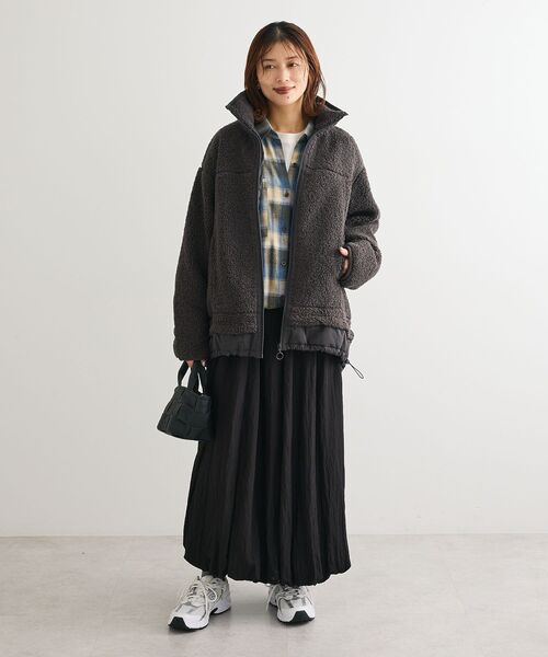 ELENCARE DUE（エレンカーレデュエ）の「・ELENCARE DUE 2wayチェックビックシャツ（シャツ/ブラウス・レディース・オフホワイト/ブルー/ブラック/ボルドー・FREE）」の12枚目の写真