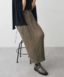 CRAFT STANDARD BOUTIQUE | シャーリングジャガードスカート(スカート)