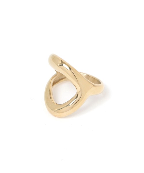 niko and...(ニコアンド)の「ステンレスニュアンスリング(リング・レディース・イエロー/グレー・0)」の4枚目の写真