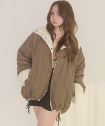 Ambre Neige（アンブルネージュ）の「2way reversible quilting boa jacket / 2WAYリバーシブルキルティングボアジャケット（ブルゾン）」
