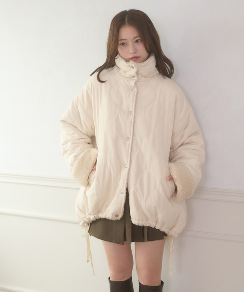 2way reversible quilting boa jacket / 2WAYリバーシブルキルティング