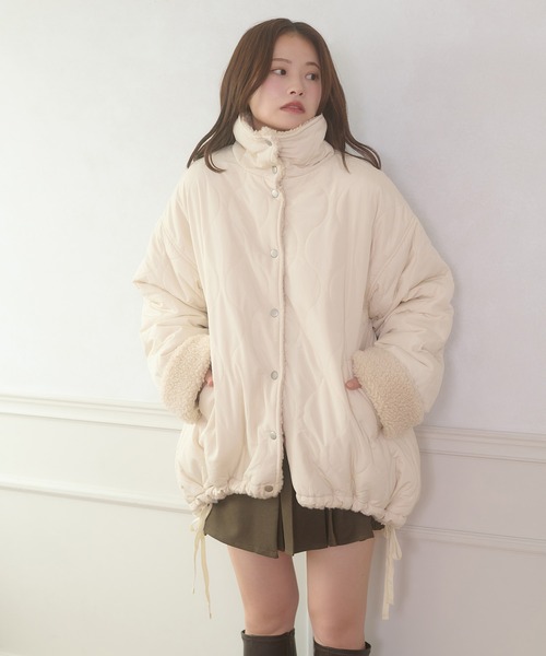 2way reversible quilting boa jacket / 2WAYリバーシブルキルティング