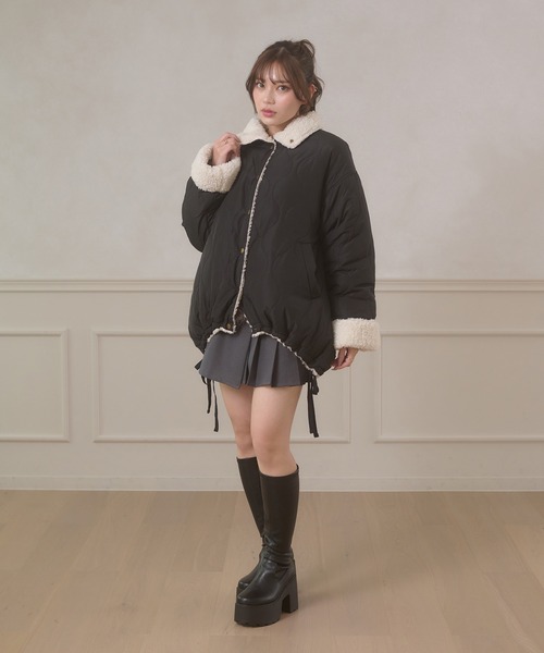 2way reversible quilting boa jacket / 2WAYリバーシブルキルティング