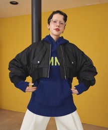 ジャケット・アウター OMMO BIG POCKET GATHER BLOUSON ザ ノースフェイス ジャケット ボアジャケット モコモコ THE