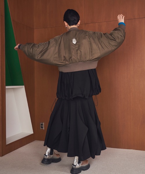 VOLUME SLEEVE SHORT MA-1（MA-1）｜OMMO（オーエムエムオー）の