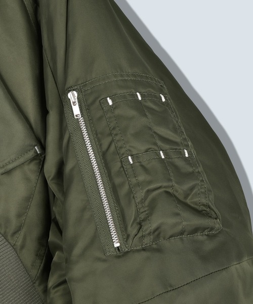 VOLUME SLEEVE SHORT MA-1（MA-1）｜OMMO（オーエムエムオー）の