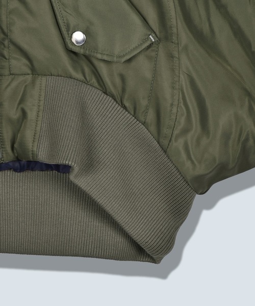 VOLUME SLEEVE SHORT MA-1（MA-1）｜OMMO（オーエムエムオー）の