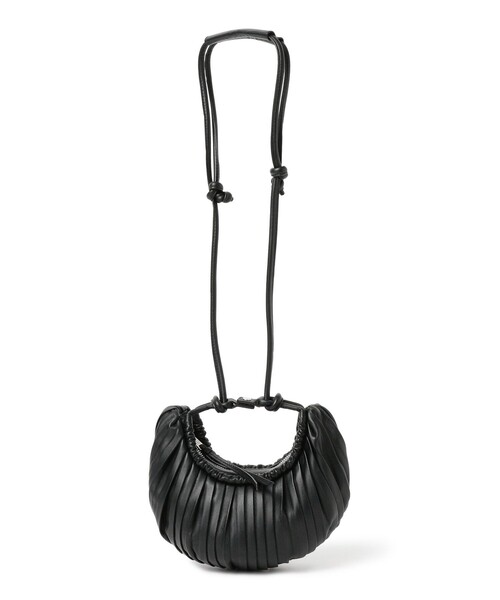 Demi-Luxe BEAMS(デミルクス ビームス)の「BOGKI / リブル クロス ボディ バッグ(ショルダーバッグ・レディース・ブラック/ブラウン・ONE SIZE)」の1枚目の写真