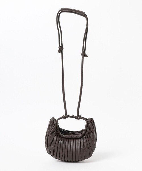 Demi-Luxe BEAMS(デミルクス ビームス)の「BOGKI / リブル クロス ボディ バッグ(ショルダーバッグ・レディース・ブラック/ブラウン・ONE SIZE)」の3枚目の写真