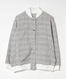 DIP IN CHOCOLATE（ディップインチョコレート）の「【セットアップ対応可】ツイードスタジャン【DIP IN CHOCOLATE】（スタジャン）」