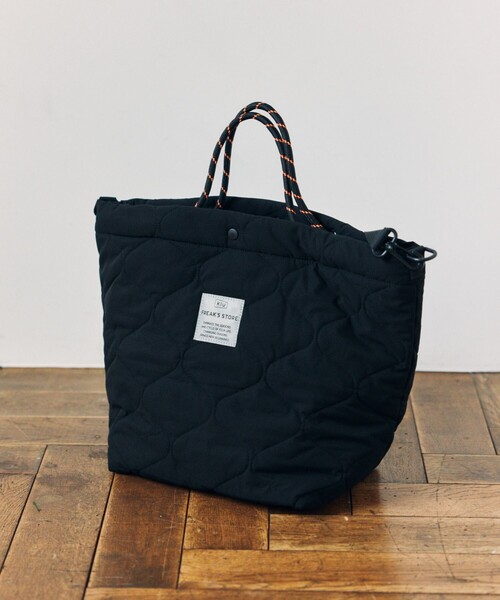 KiU(キウ)の「KiU×FREAK'S STORE/キウ×フリークスストア 別注 PADDED DAY TOTE BAG パデット デイトート バッグ 撥水(ショルダーバッグ・レディース・オレンジ/ブラウン/レオパード/ブラック・ONE SIZE)」の15枚目の写真