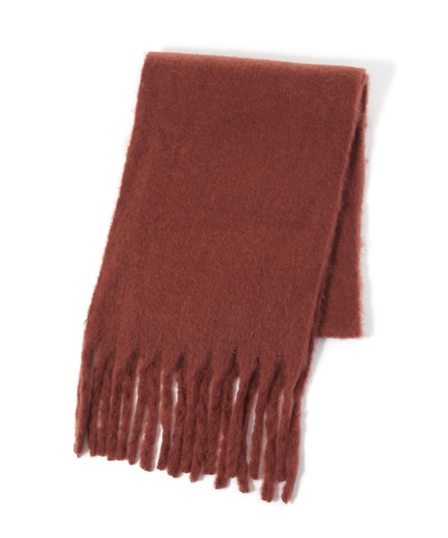 GLOBAL WORK(グローバルワーク)の「静電軽減フリンジストール/600037(マフラー・レディース・グレー/オフホワイト/ライトブルー/レッド/ベージュ・FREE)」の5枚目の写真