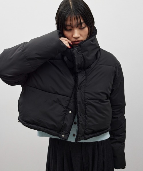リバーシブルパディングショートコート（ダウンジャケット/コート
