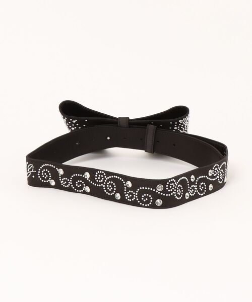 L.H.P（エルエイチピー）の「CFIERCE/フィアス/SPARKLY BOW BELT（ベルト・レディース・ピンク/ブラック・F）」の6枚目の写真