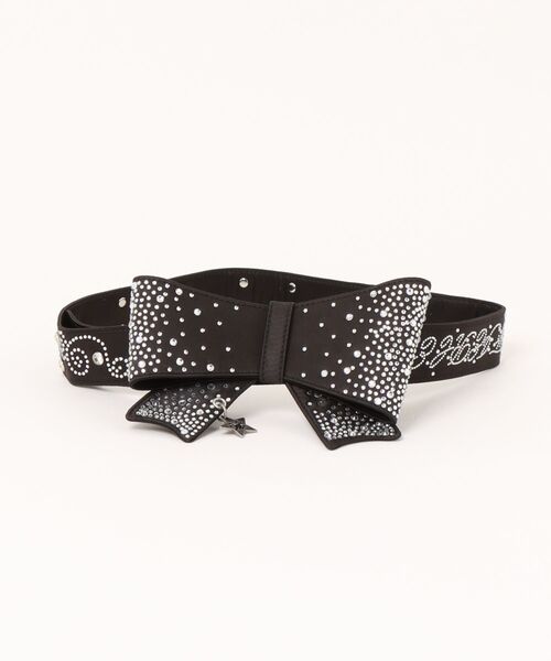 L.H.P（エルエイチピー）の「CFIERCE/フィアス/SPARKLY BOW BELT（ベルト・レディース・ピンク/ブラック・F）」の5枚目の写真