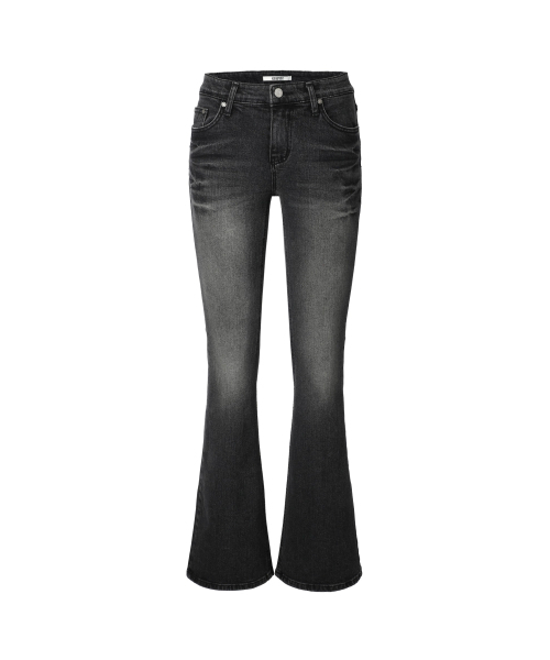 KHAKIPOINT（カーキポイント）の「Basic Bootcut Jeans (black)（デニムパンツ・レディース・その他・MEDIUM/LARGE/SMALL）」の2枚目の写真
