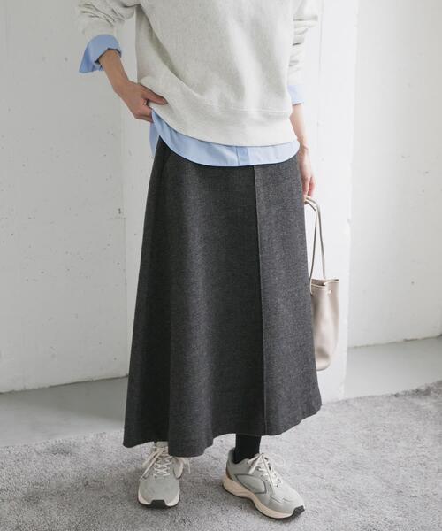 セール】『仁村紗和さん着用』『UR TECH』完声/暖フレアスカート