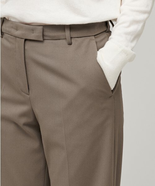 MUSINSA STANDARD WOMAN（ムシンサスタンダードウーマン）の「ウィメンズヘビーウェイト裏起毛ストレートヒドゥンバンディングスラックス[ダスティベージュ]（スラックス・レディース・その他・28/29/30/31/24/25/26/27/34/32）」の4枚目の写真