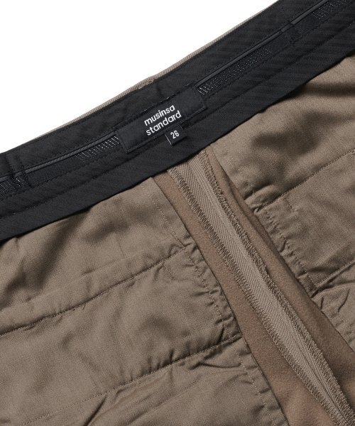 MUSINSA STANDARD WOMAN（ムシンサスタンダードウーマン）の「ウィメンズヘビーウェイト裏起毛ストレートヒドゥンバンディングスラックス[ダスティベージュ]（スラックス・レディース・その他・28/29/30/31/24/25/26/27/34/32）」の6枚目の写真