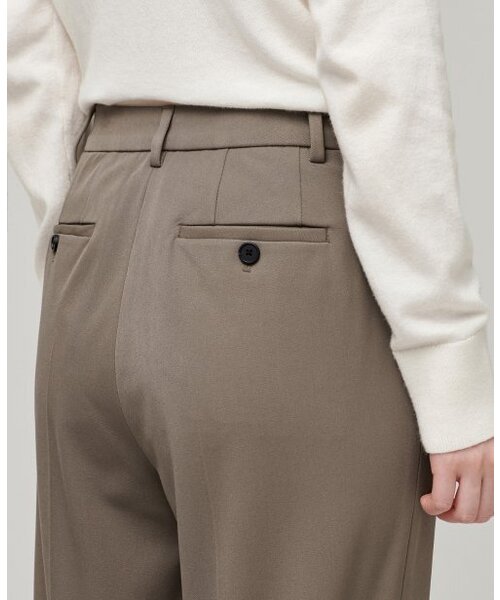 MUSINSA STANDARD WOMAN（ムシンサスタンダードウーマン）の「ウィメンズヘビーウェイト裏起毛ストレートヒドゥンバンディングスラックス[ダスティベージュ]（スラックス・レディース・その他・28/29/30/31/24/25/26/27/34/32）」の7枚目の写真