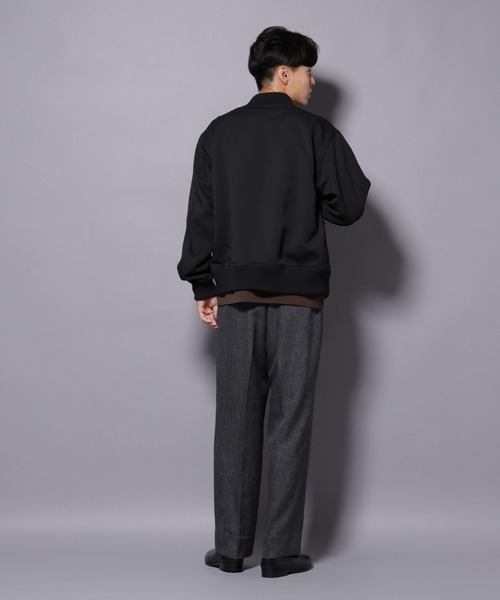 NANO universe（ナノユニバース）の「トリプルクロスMA-1（MA-1・メンズ・ブラック/チャコール・L/M）」の16枚目の写真