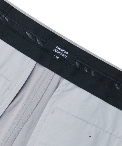 MUSINSA STANDARD（ムシンサスタンダード）の「軽量リラックステーパード隠しバンディングクロップドスラックス[ライトグレー]（スラックス・メンズ・その他・40/38/42/36/26/27/28/29）」の7枚目の写真