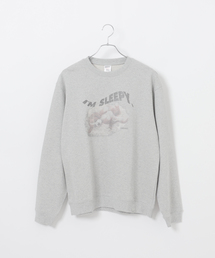 B.C STOCK（ベーセーストック）の「《追加》NEW ドッグ＆キャット柄 アソートクルーネックスウェット（スウェット）」