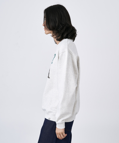 B.C STOCK（ベーセーストック）の「《追加》NEW ドッグ＆キャット柄 アソートクルーネックスウェット（スウェット・メンズ・ホワイト/ホワイト系その他/ブラウン/ネイビー/チャコールグレー・MEDIUM/LARGE）」の16枚目の写真