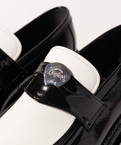 glamb（グラム）の「Guitarist Loafer / ギタリストローファー（ローファー・メンズ・ホワイト/ブラック・26.5/27.5/28.5）」の17枚目の写真