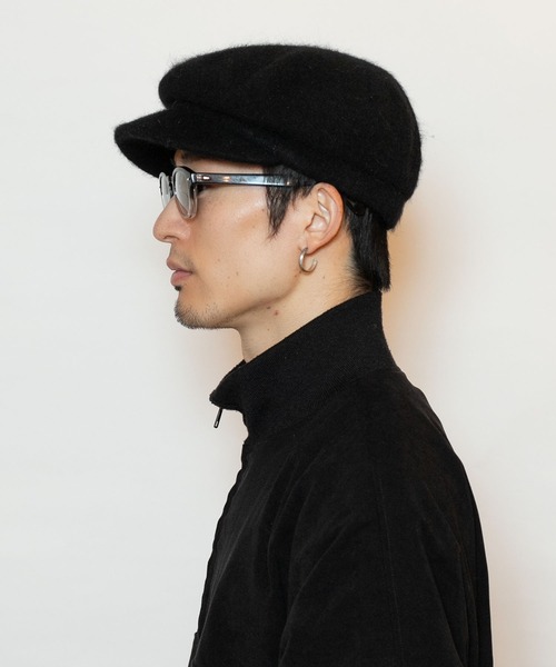 CA4LA（カシラ）の「YK ANGORA CAS（キャスケット・メンズ・ブラック/グレー/ベージュ・ONESIZE）」の9枚目の写真