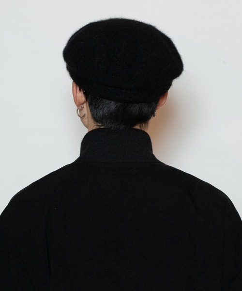 CA4LA（カシラ）の「YK ANGORA CAS（キャスケット・メンズ・ブラック/グレー/ベージュ・ONESIZE）」の10枚目の写真